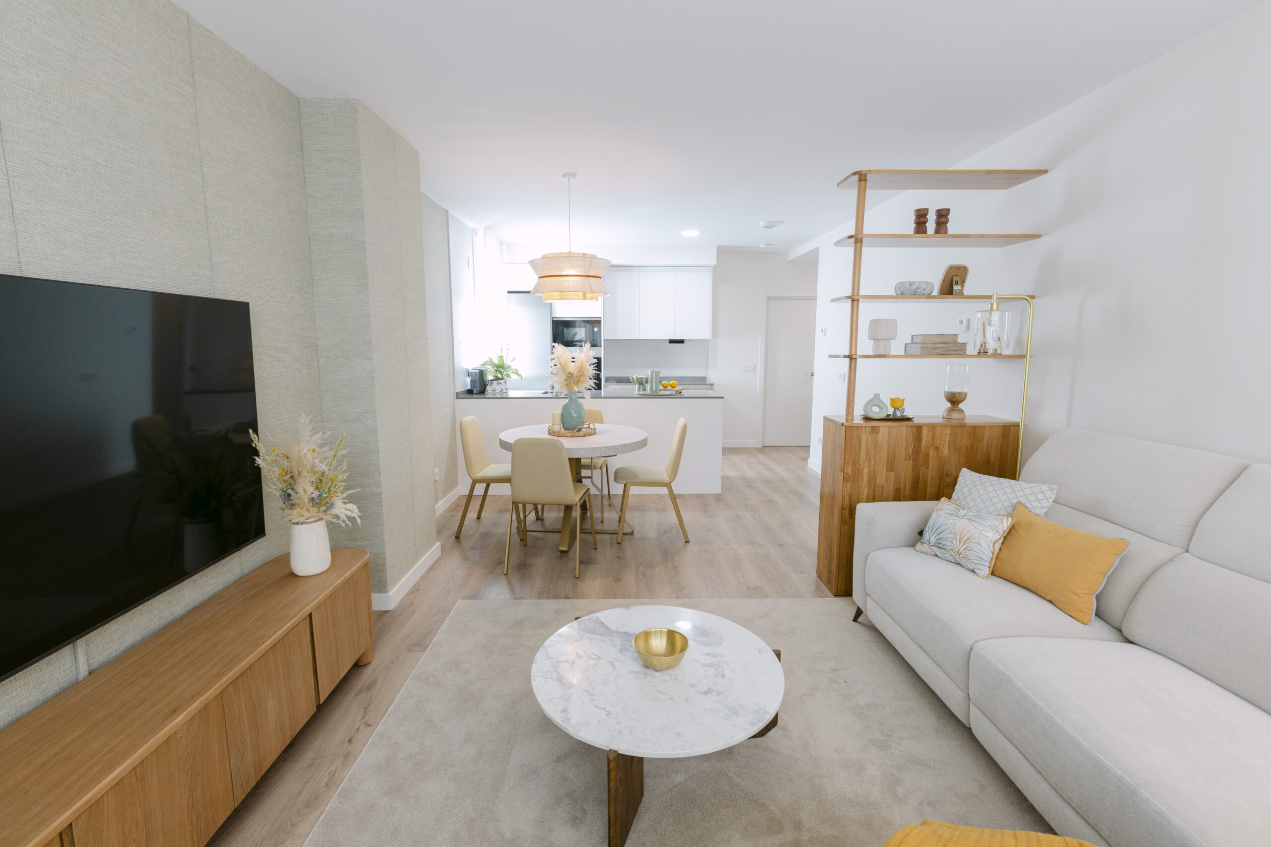 Diseño de interiores salón moderno Valladolid